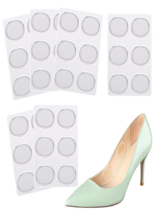 VASANA 36PCS Round Shape Soft Silicone Gel Adhesive Heel Grips Pads Liner Anti Slip Non-Slip Stickers Anti-wear Insole Foot Care Protector for Women Protect Foot - Image 1